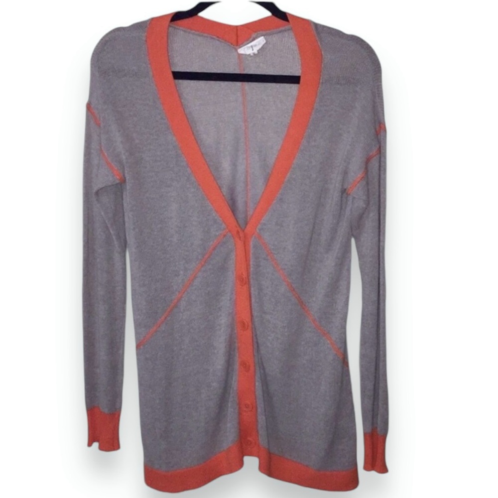 PROJECT J Contrast Color Boyfriend Cardigan